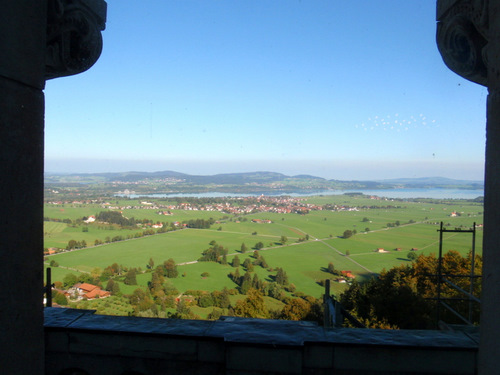 Neuschwanstein window views.